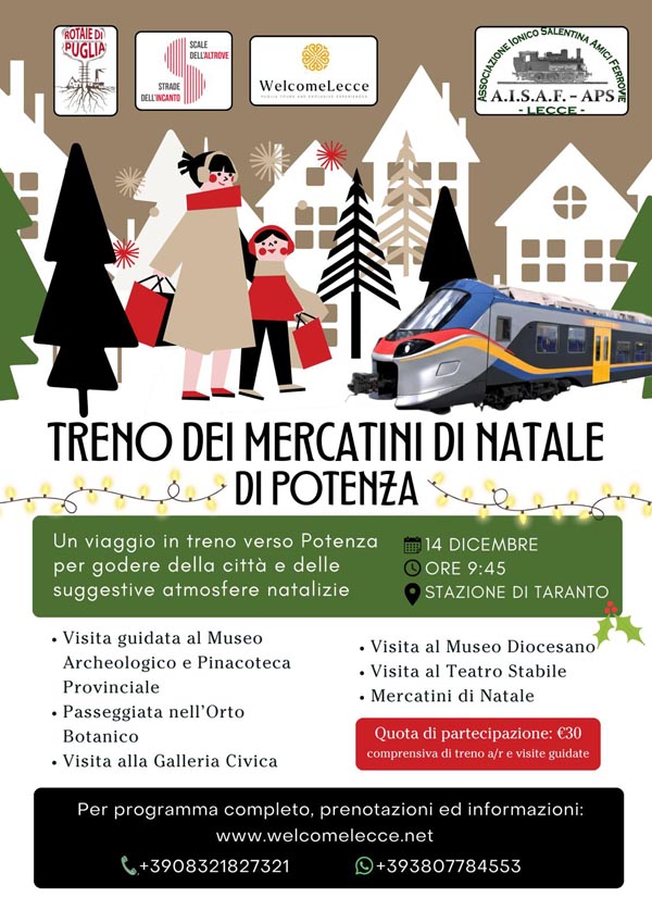 Locandina Treno Mercatini Potenza